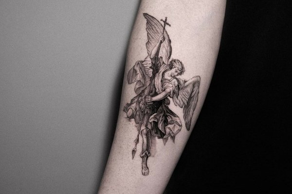Best-Angel-Forearm-Tattoo