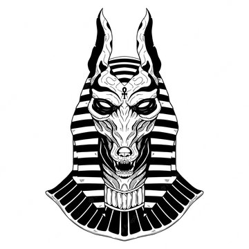 egyptian-god-anubis-with-hand-draw-sketch-style-black-white-anubis_7130-2028
