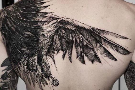 мужские тату на спине (29)